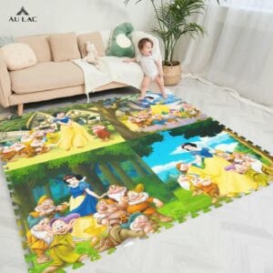 Thảm Xốp Ghép Tranh Bạch Tuyết Và 7 Chú LùnThảm Xốp Ghép Tranh Bạch Tuyết Và 7 Chú Lùn