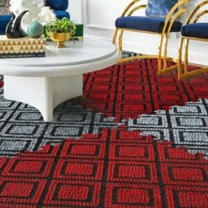 Thảm Xốp Nỉ Ghép Trải Sàn 60x 60cm Đỏ Xám Quả TrámThảm Xốp Nỉ Ghép Trải Sàn 60x 60cm Đỏ Xám Quả Trám