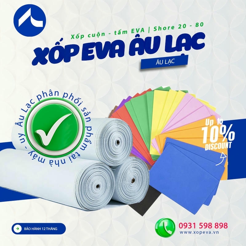 Xốp EVA chống nóng cho nhiều hạng mục