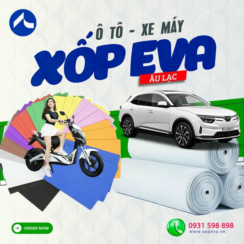 Xốp cuộn EVA màu trắng tại Âu Lạc